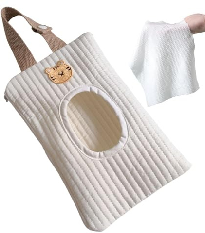 Affaire des lingettes de voyage, Baby Wipes Case de voyage | Le distributeur de s en papier essuie Sac de voyage rechargeable,Récipient de serviette en papier à poussière, sac de poussette pour plage,
