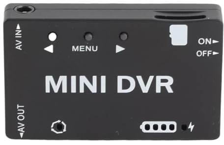 FPV Monitor, Aluminum Alloy with Storage Box Mini Dvr Mini Audio Recorder for FPV Drone