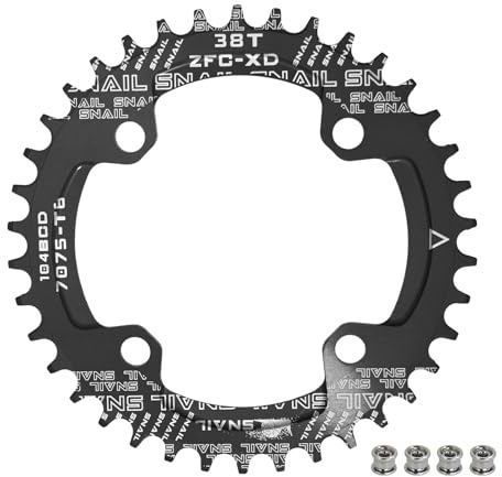 BESNIN 104 BCD kuggkrans rund 30/32/34/36/38/40/42/44/46/48/50/52 tänder cykel kedjeblad smal bredd för 7/8/9/10/11/12-vägs MTB, BMX, mountainbike, vägcykel
