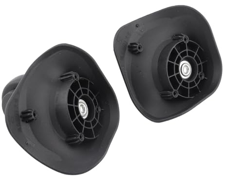 BAFOVY Resväska Hjul Ersättning PVC Smidig Tyst Resbagagetillbehör Robust Hållbar för Set med 2 Möbler med Broms Liten