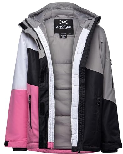 Arctix Kids Insulated Quilted Lining Cold Weather Performance Jacket, Blast Pink, Small