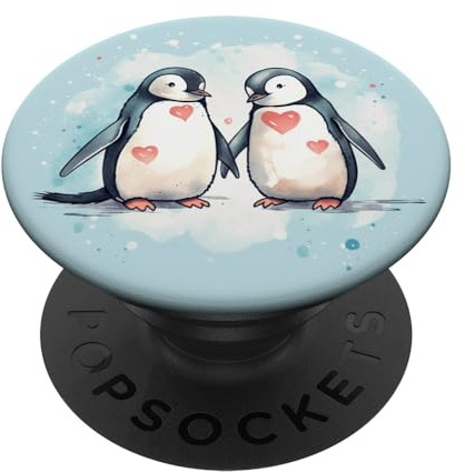 Niedlicher Pinguin PopSockets Klebender PopGrip