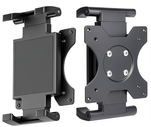 Universeller VESA-Halterungsadapter für Tablets – Federklemmen-Halterung für iPad und tragbare Monitore bis zu 39,6 cm (15,6 Zoll) – passend für VESA 75 x 75 & 100 x 100 – kompatibel mit Surface