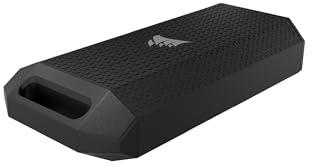 CORSAIR EX400U SURVIVOR 4 To USB4 SSD Externe – Jusqu’à 4 000 Mo/s en Lecture, 3 600 Mo/s en Écriture, Stockage NVMe IP55 robuste, USB4/Thunderbolt 4, Rétrocompatible – Plug-and-Play PC/iOS/Mac – Noir
