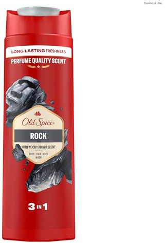 Old Spice Rock With Charcoal Shampoo And Shower Gel 400ml