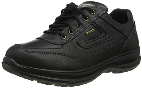Grisport Airwalker sko för män, trekking- och vandringsskor, Svart svart 0, 44 EU