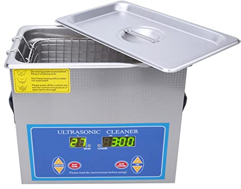 4.5L Ultrasonic Cleaning Machine, Digital Stainless Steel Lab Cleaners Machine with Digital LED Timer Heater, for Jewelry Watch Eyeglass Dentures Cleaning