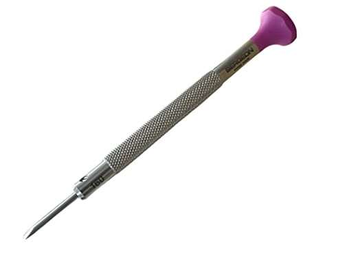 Bergeon 31081-160 Nichtmagnetischer Schraubendreher mit eloxiertem Aluminiumkörper, 1,60 mm