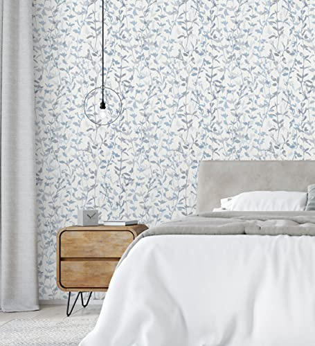 GAULAN 500680879 - Carta da parati in vinile ecologico di rami e foglie con texture per pareti soggiorno cucina bagno camera da letto corridoio sala da - Campione DIN A4