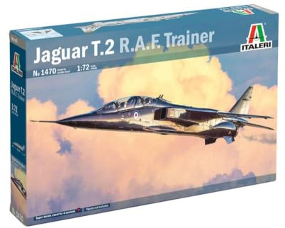 Italeri 1470 1:72 Jaguar T.2 R.A.F. Trainer - Modellbau, Bausatz, Standmodellbau, Basteln, Hobby, Kleben, Plastikbausatz, detailgetreu