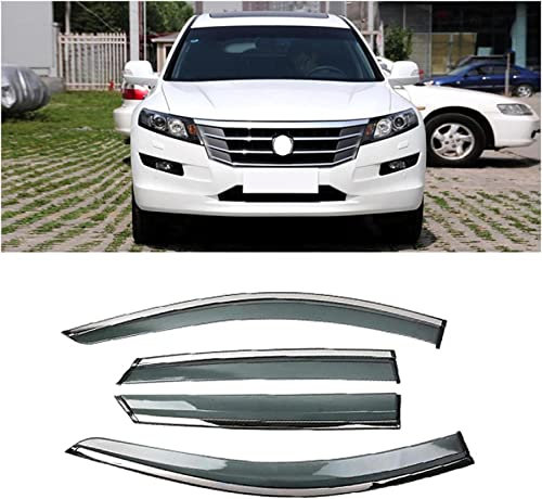 DIOTTI 4 Piezas Deflector Ventana Lateral para Crosstour 2011-2012, Visera Ventana Lateral Coche Toldos Ventilación Visera Ventana Lateral
