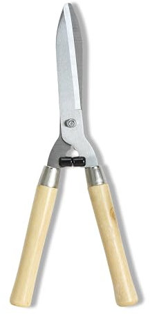 My Garden Hedge Shears - Garden Shear with Non-Slip Wooden Handle & Sharp Carbon Steel Blades - Gardens Shears for Trimming, Pruning & Shaping Bushes, Shrubs, Bonsai & Hedges