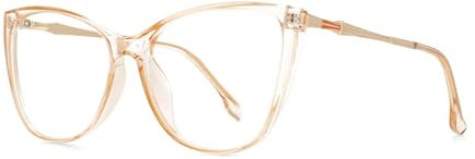 BKEKM Brillenfassungen Einzigartige Brillenfassungen, Titan-Kunststoff, Anti-Blaulicht, optische Brillenfassungen, 139 x 148 mm, Brillenfassungen, leichte Brillen Leichtes