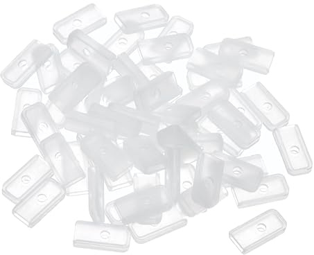PATIKIL 200Pz Tappi Terminali Silicone per Cucito Punte 5 Mm Trasparenti | per Stecche a Spirale per Corsetti da Colletto per Stecche Poliestere, Applicabili a Legature Poliestere