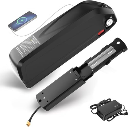 Varstrom Lithium Ebike Battery - 36V 48V 52V 13Ah 16Ah 17.5Ah 18.2Ah 20Ah Downtube/Rear Rack Batteris for Electric Bike Conversion, Compatible with BAFANG Mid Drive Kit and Hub Motor 250W - 1200W