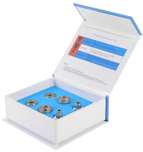 OSALADI Diamond Microcarving Peeler Tips Accessory for Microdermabrasion Device, Crystal Diamond Microdermabrasion Head Replacement for Facial Skin Treatment at Home or Salon