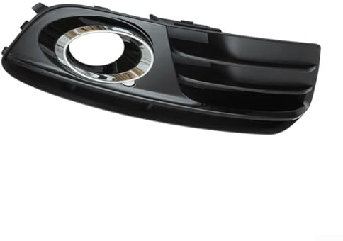 Homeponnew Cubierta de luz antiniebla Bisel de rejilla para especificaciones OEM, fácil instalación para Q5 2013-2017, parachoques delantero, plástico negro, compatible con números de pieza 8R0807681M