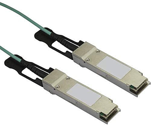 StarTech MSA Uncoded Compatible 15m/49.2ft 40G to AOC Cable (QSFP40GAO15M) | 40 GbE QSFP+ Active Optical Fibre, 40Gbps QSFP Plus/Transceiver Module Cable