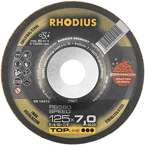 RHODIUS Schruppscheibe RS 580 SPEED EXTENDED 230 x 7,0 x 22,23 mm