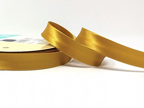 Old Gold Byetsa Satin-Falzband, 18 mm, auf einer 25-m-Rolle