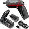Matrix 120310280 Akkuschrauber | klein | NEO | 4 Volt, 5,5 NM Drehmoment | in Geschenkbox | inkl. Zubehör, Bits, etc, 4 V, schwarz, rot