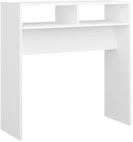 vidaXL Konsolentisch Weiß 78x30x80 cm Holzwerkstoff