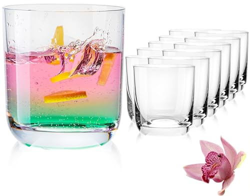 Imperial Lot de 12 verres à whisky en verre 225 ml (maximum 330 ml)