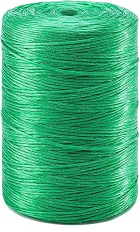 Twine Garden Natural Green Strong String - 200m Durable Gardening String for Supporting Plants