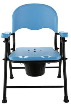 Sedia WC per anziani Sedia Da Toilette Pieghevole Da Comodino 3 In 1 For Anziani, Disabili, Sedia Da Doccia Sedia Da Toilette Portatile Da Comodino For Anziani Sedia Da Toilette Antiscivolo Rinforzata