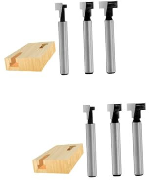 Uonlytech 2St Holzschneidewerkzeuge Fräser-Bit-Muster bündiger Trim-Fräser Schaftfräser Hobel Router reinigen Nutfräser Tischlerfräser holzbearbeitung holztacker sperrholz Holzfräser