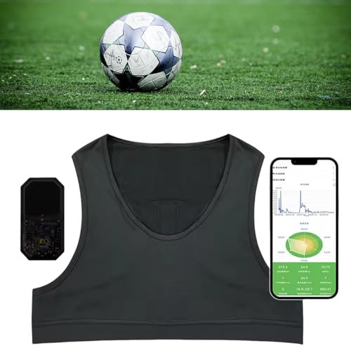 Lubeby Smart Rastreador de actividad de fútbol, grabadora para entrenamiento de fútbol, control de aplicaciones, deportes, fútbol, portátil, dispositivo de posición (L/90-100 cm (35-40 pulgadas)