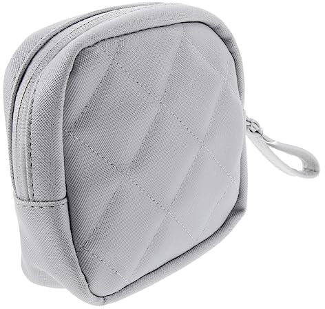Healeved Tragbare Ledertasche für Damenbinden Klein Multifunktional Periodenbeutel Hygienehalter Reise Alltag