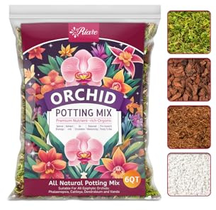 Riare Orchideenerde 6L, Premium Orchideensubstrat zum Umtopfen mit Perlite | mit Moos, Kokosfaser, luftiges Orchid Bark Substrat für Zimmerpflanzen, optimale Wurzelbelüftung und gesundes Wachstum