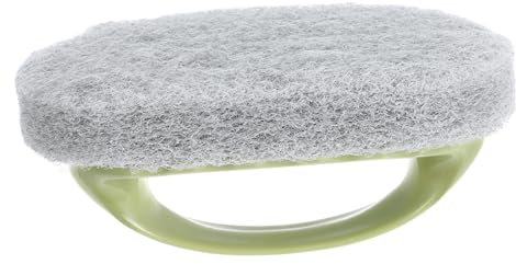 TOPPERFUN Cleaning Brush Handle Bathroom Sponge Scrub Brush for Tub Shower Gentle Surfaces Kitchen Cleaning Tool
