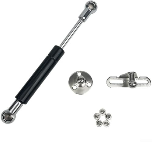 Sumsoctober Lot de 2 vérins à gaz 20N de 15,2 cm, support de couvercle à fermeture douce avec vis – Charnière d'armoire pour boîtes à jouets, coffres à outils, armoires – Angle d'ouverture de 100°