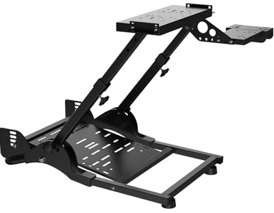 PXN A10 Supporto per Volante Gaming – Supporto per Volante da Corsa Pieghevole e Regolabile per V99, V10, G25, G27, G29, G920, G923, T248, T300RS, T500RS, TS-PC