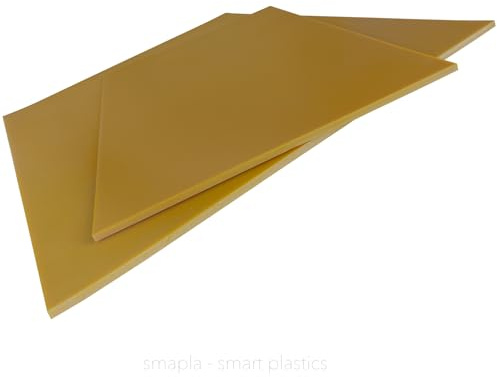 Rüttelmatte/Vibrationsplatte aus Polyurethan (PUR) – 650 x 400 x 6 mm – universell, ungebohrt – abriebfest, elastisch & witterungsbeständig – verschiedene Größen – Made in Germany