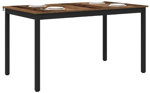 vidaXL Esstische 140 x 80 x 75 cm Metall Rechteckig