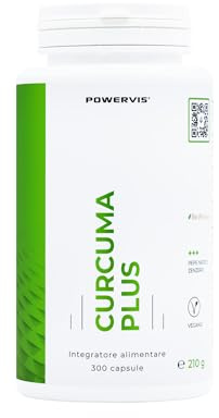 Curcuma biologica, Piperina BioPerine® e Zenzero - 300 capsule (Scorta di 10 mesi) - Concentrazione elevata - Vegan - Digestione, benessere articolare e antiossidante