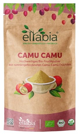 Bio Camu Camu Pulver 500g hochdosiert mit natürlichem Vitamin C aus Brasilien | 100% ohne Zusatzstoffe in Rohkost-Qualität