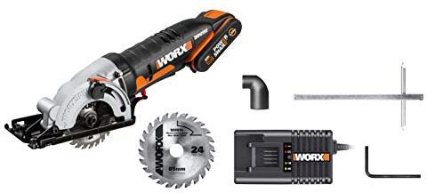 WORX WX527 Sierra circular compacta inalámbrica WORX Saw de 18 V (20 V máx.)