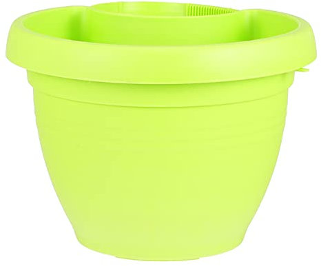 Outdoor Grow Bags. Regenrohr Blumentopf zum Aufhängen Kunststoff Pflanzgefäß Fallrohr Pflanztopf Hängetopf Vertikaler Balkongeländer Blumenkasten Kaktus Sukkulenten Topf für Garten Balkon Terrassen