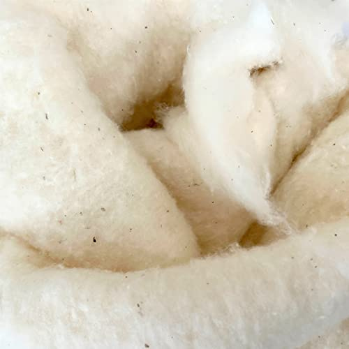 pemmiproducts Nid de hamster en kapok/coton, 500 g de laine de hamster, matériel de nidification pour rongeurs et oiseaux, laine de bourdon, ouate de hamster, kit de recharge pour hôtel à insectes