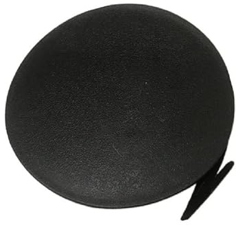 BMTick 1pcs Rear Tow Bar Cover Cap Compatible with Nissan Qashqai J10 (2007, 2010, 2013) - Black Colour ABS Plastic Car Styling and Body Fitting Accessories