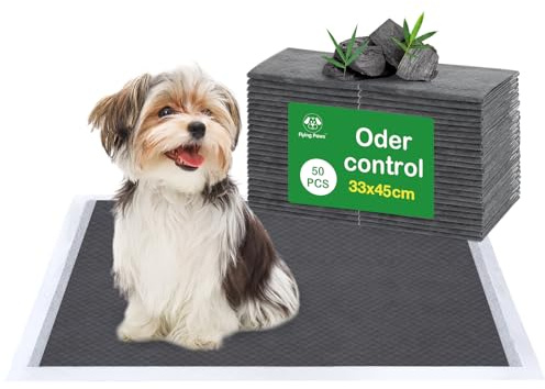 Flying Paws Puppy Pads S 100, Activated Carbon Dog Training Pads 33×45 cm