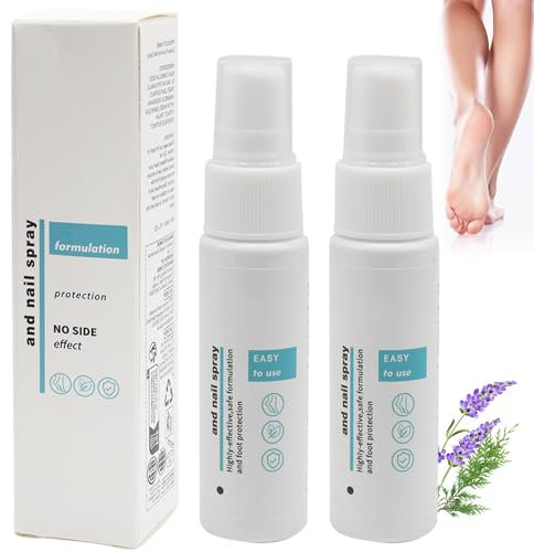 Spray Contre Les Mycoses Des Pieds, 2pcs Spray Fongicide Contre Les Mycoses Des Pieds,Produits de Soins des pieds Sprays,traitement des mycoses des pieds spray protecteur pour Les Ongles Et Les Soins