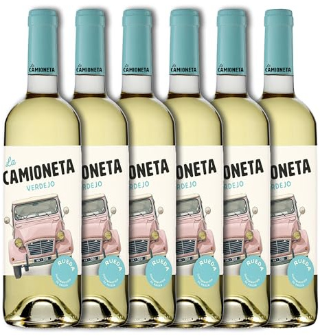 La Camioneta Verdejo Blanco D.O Rueda - Paquete de 6 x 750 ml - Total: 4500 ml