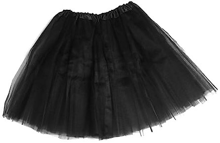 SOIMISS 6stücke Damen Cosplay Outfit Set Teiliges Retro Kostüm Mit Tutu Rock Netz-handschuhen Sonnenbrille Und Für Fasching Und Themenpartys Schwarz