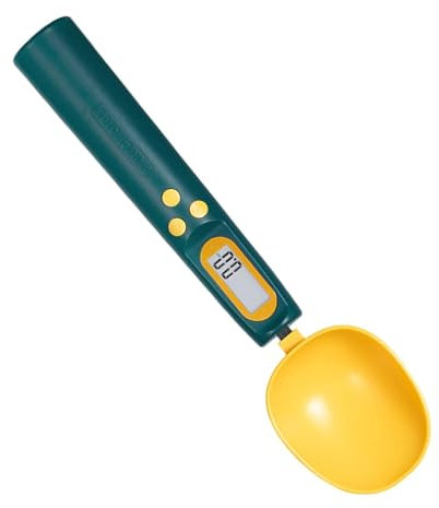Báscula digital de cuchara medidora con pantalla LCD, cuchara inteligente ajustable, cuchara de pesaje precisa, báscula de cuchara recargable, cuchara de pesaje de precisión para cocinar y hornear