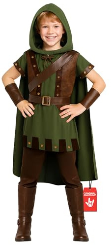 Morph kostym Robin huva kostym barn S